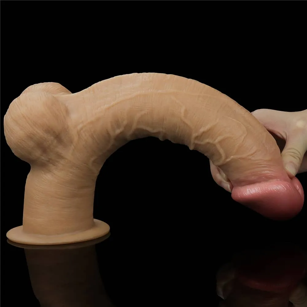 12.5'' Dual Density Dildo Handle Cock