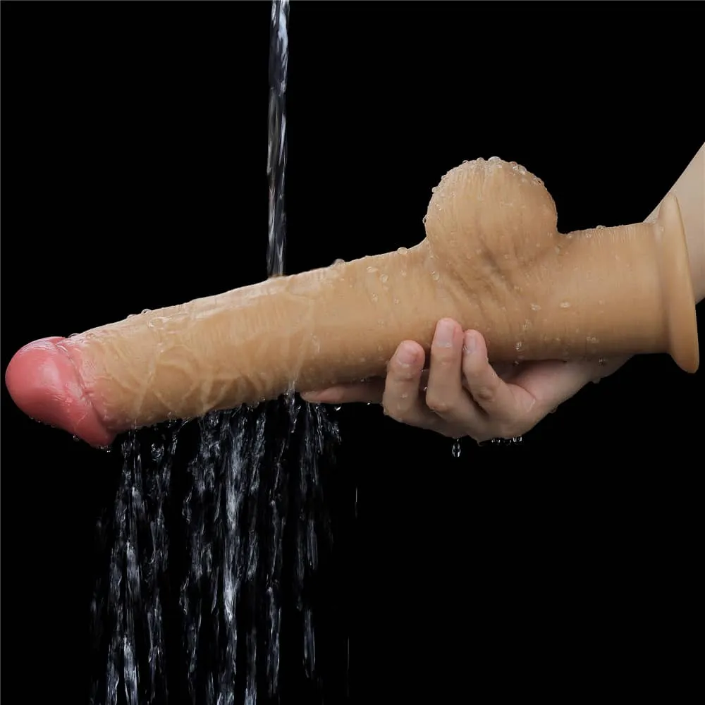 12.5'' Dual Density Dildo Handle Cock