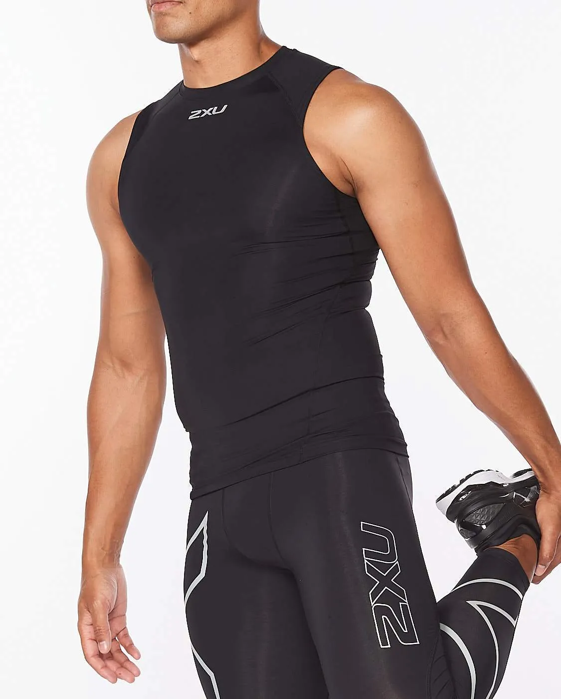 2XU Men Men Core Compression Sleeveless Top