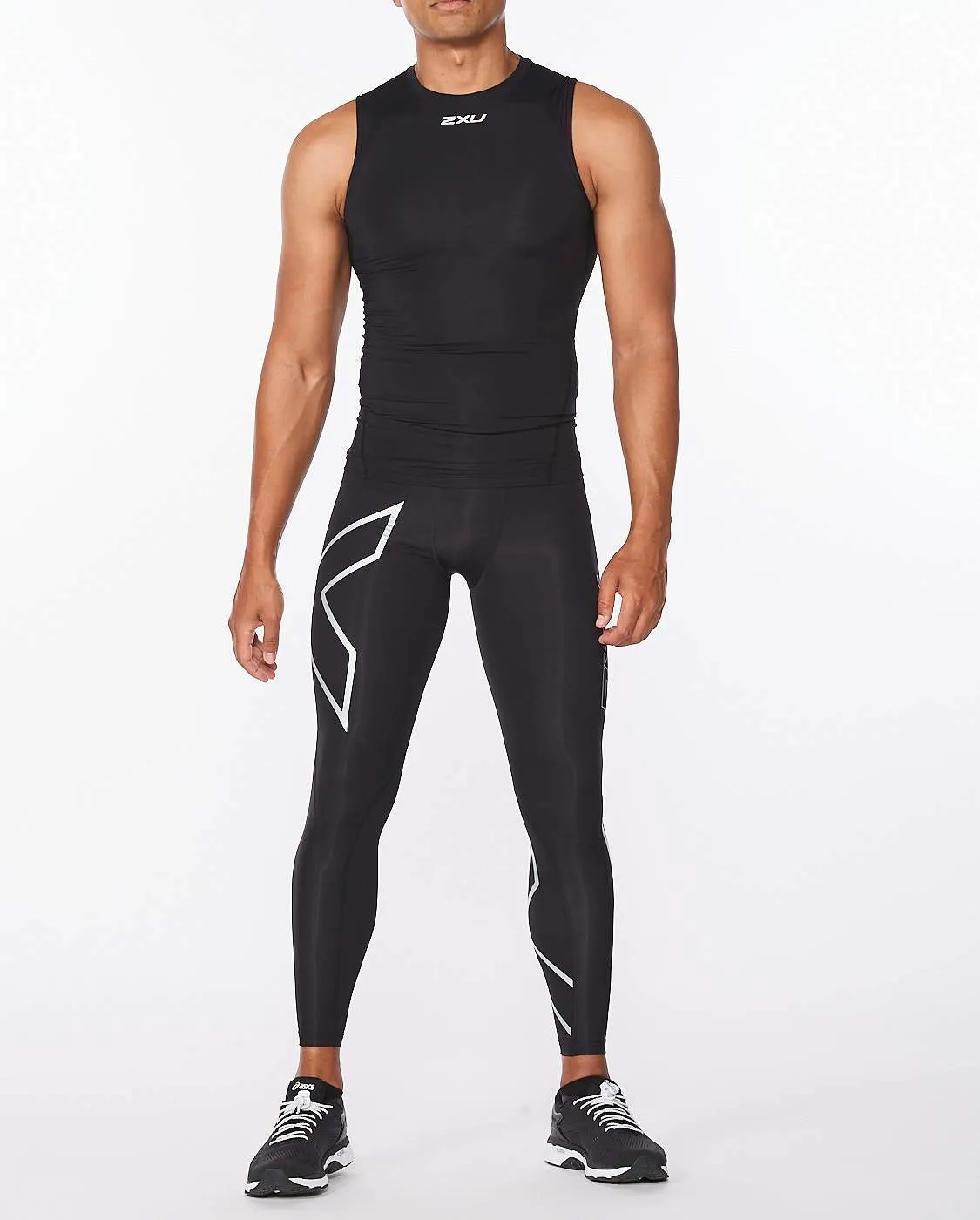 2XU Men Men Core Compression Sleeveless Top