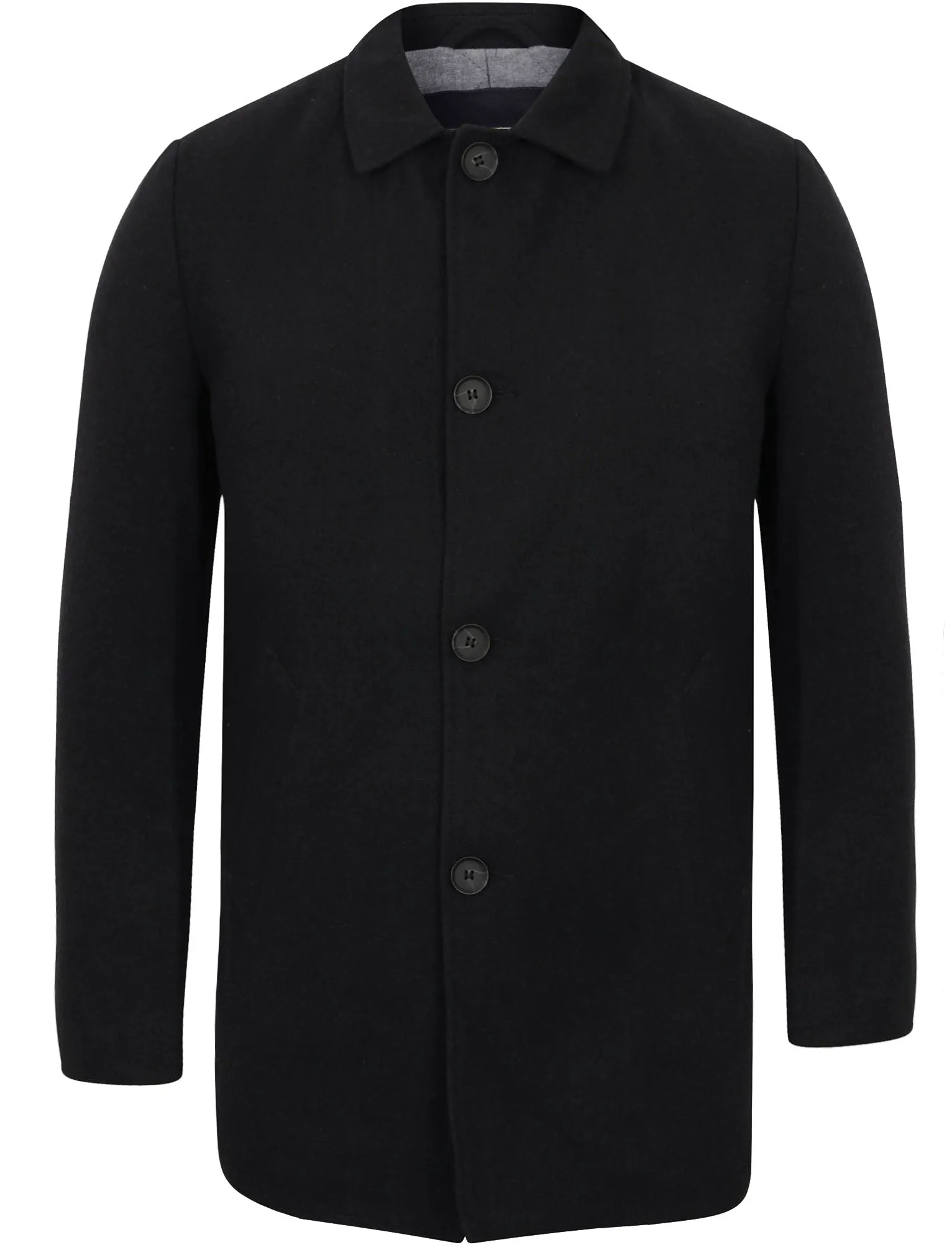 Abdale2 Wool Blend Coat in Navy - Tokyo Laundry