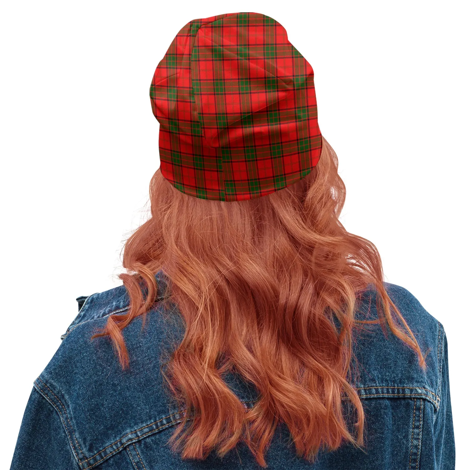 Adair Tartan Beanies Hat with Family Crest