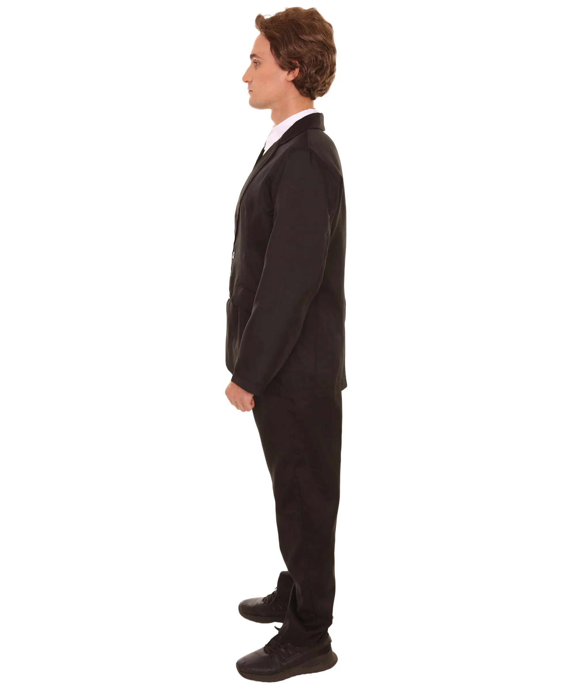 Adult Men's Movie Costume | Black Cosplay Costume