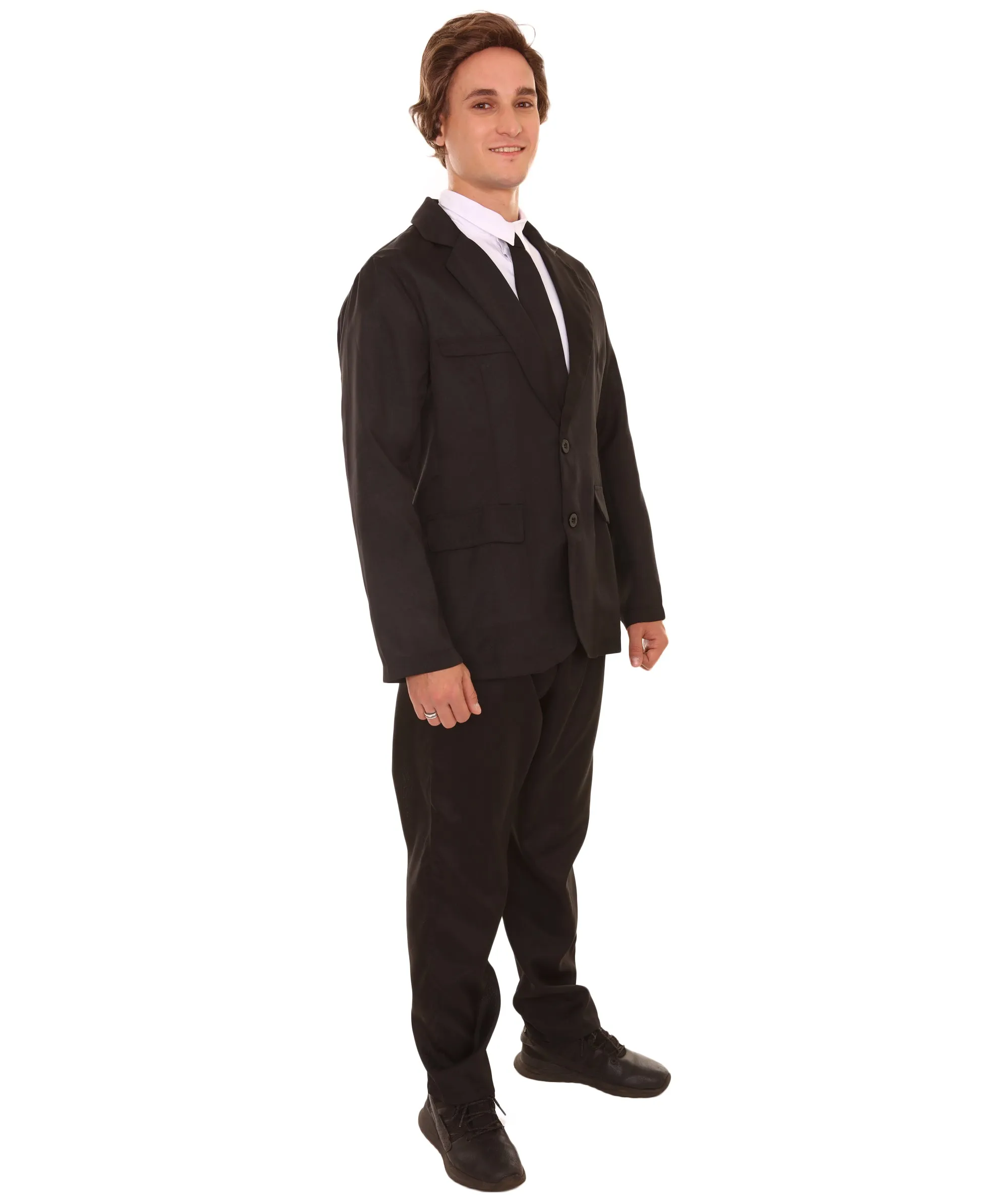 Adult Men's Movie Costume | Black Cosplay Costume