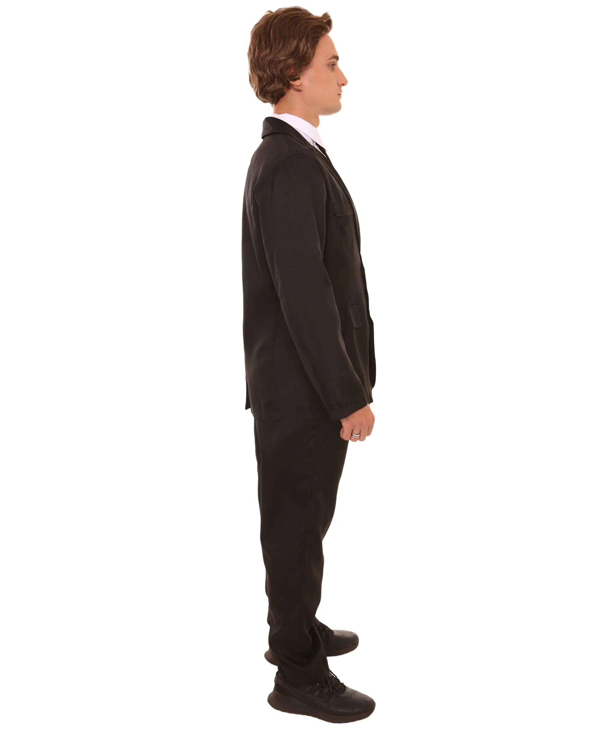 Adult Men's Movie Costume | Black Cosplay Costume