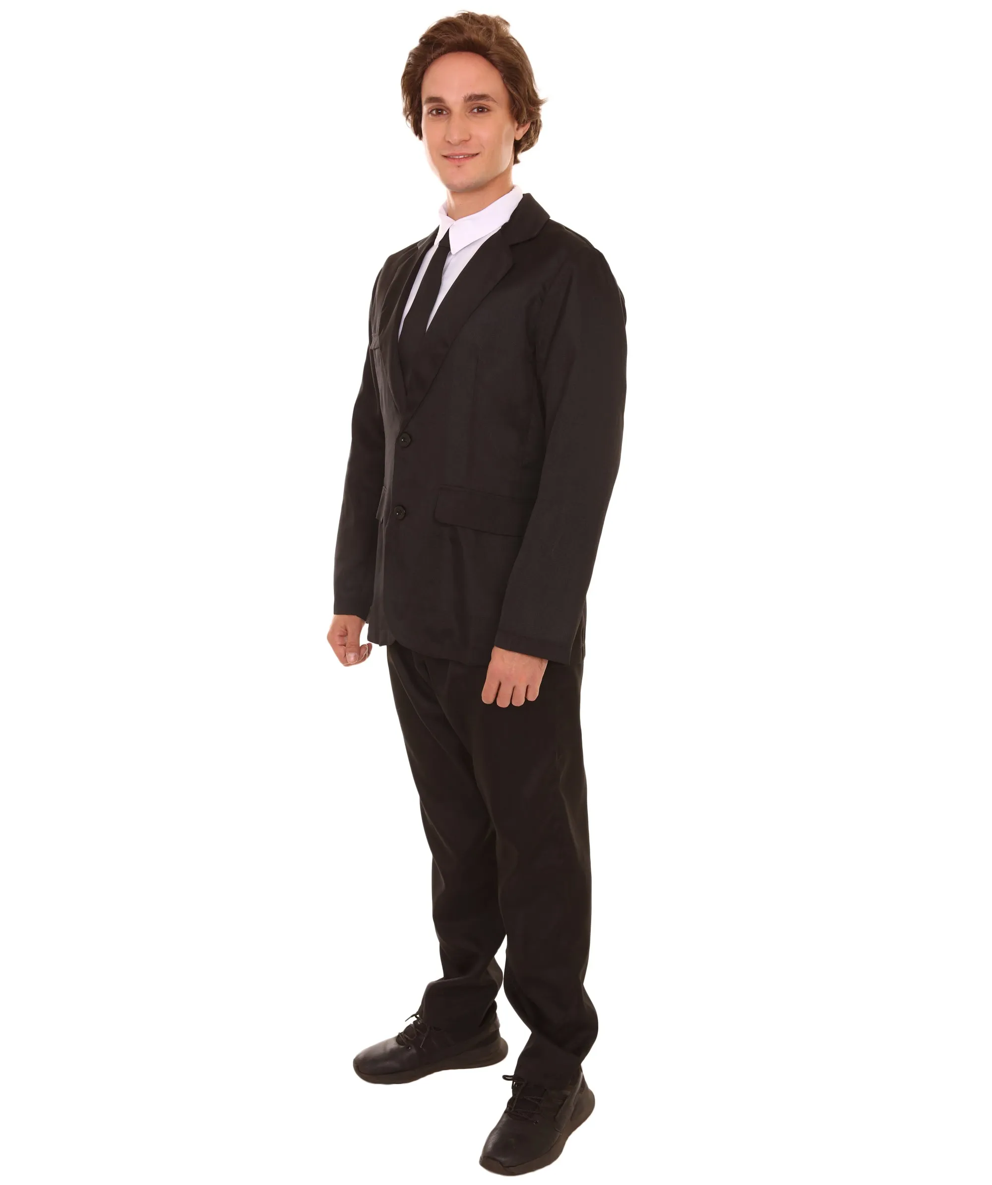 Adult Men's Movie Costume | Black Cosplay Costume