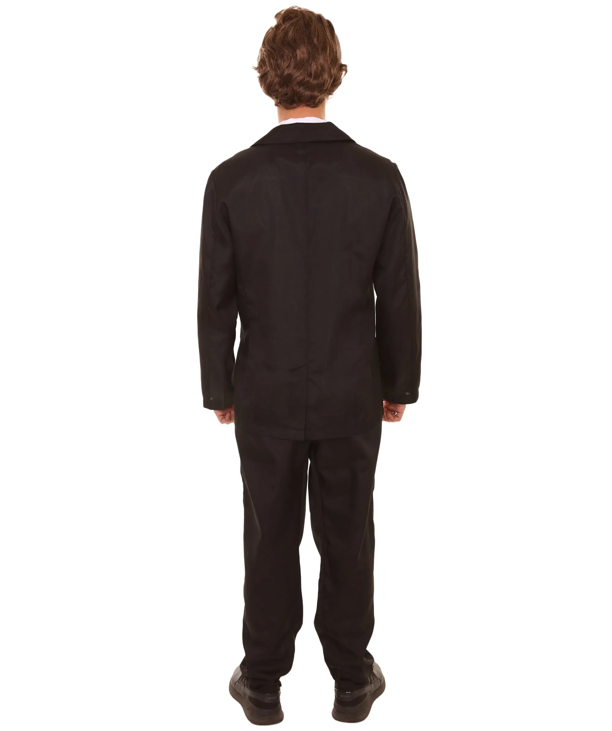 Adult Men's Movie Costume | Black Cosplay Costume