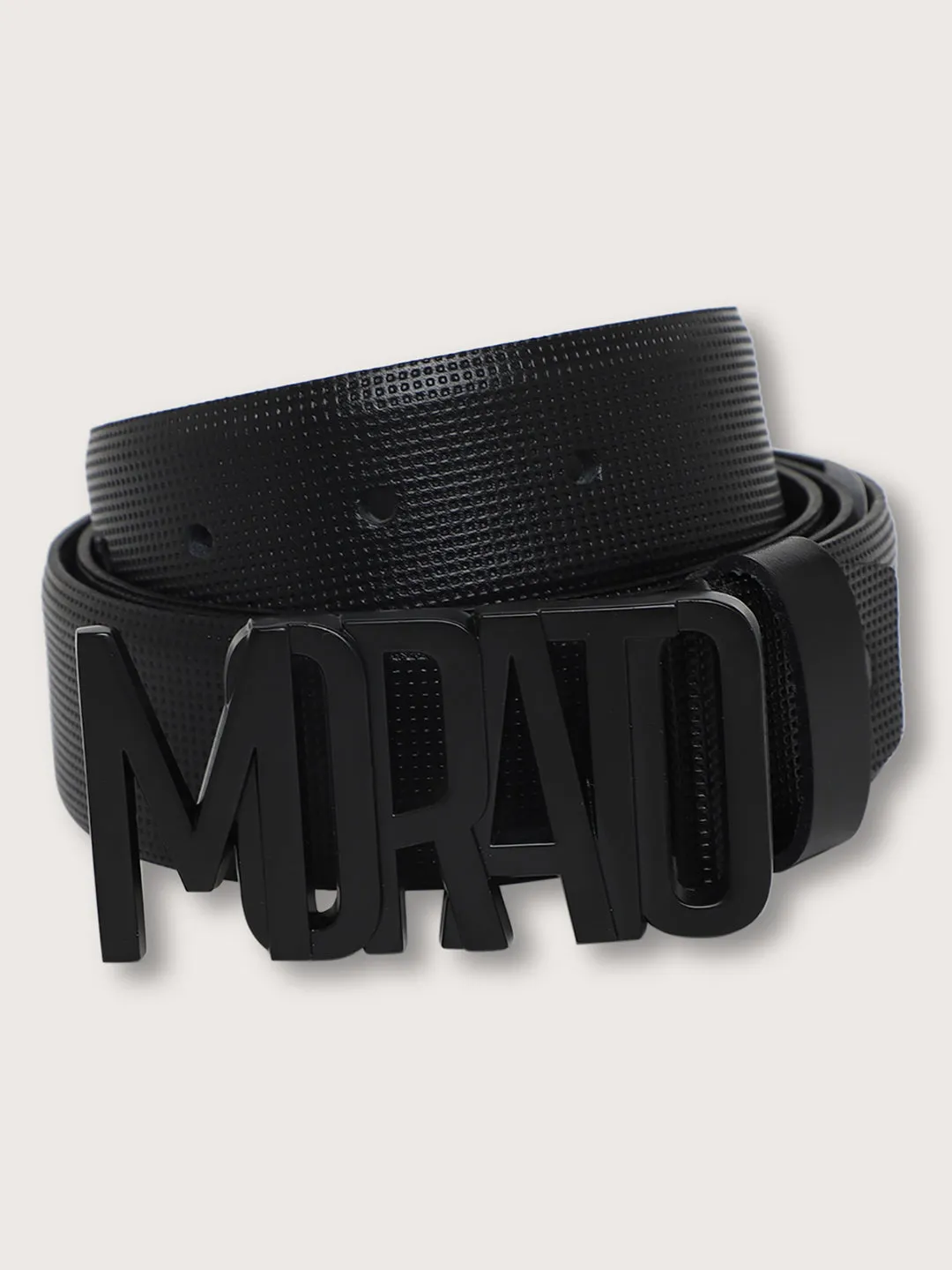 Antony Morato Men Push Pin Leather Belt