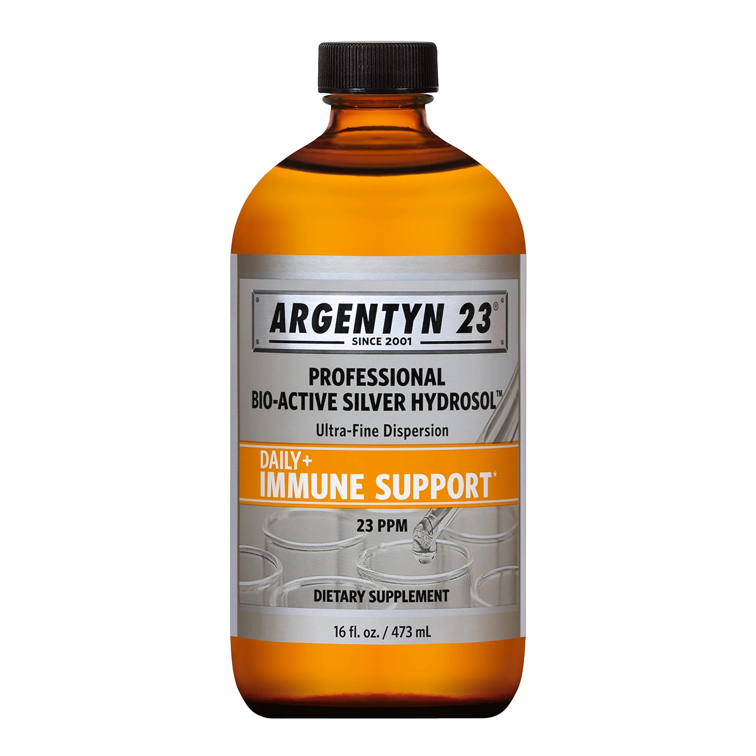 Argentyn 23 Professional Bio-Active Silver Hydrosol 16oz 473mL -Twist Top