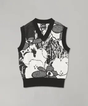 Arrangement V-Neck Knitted Vest