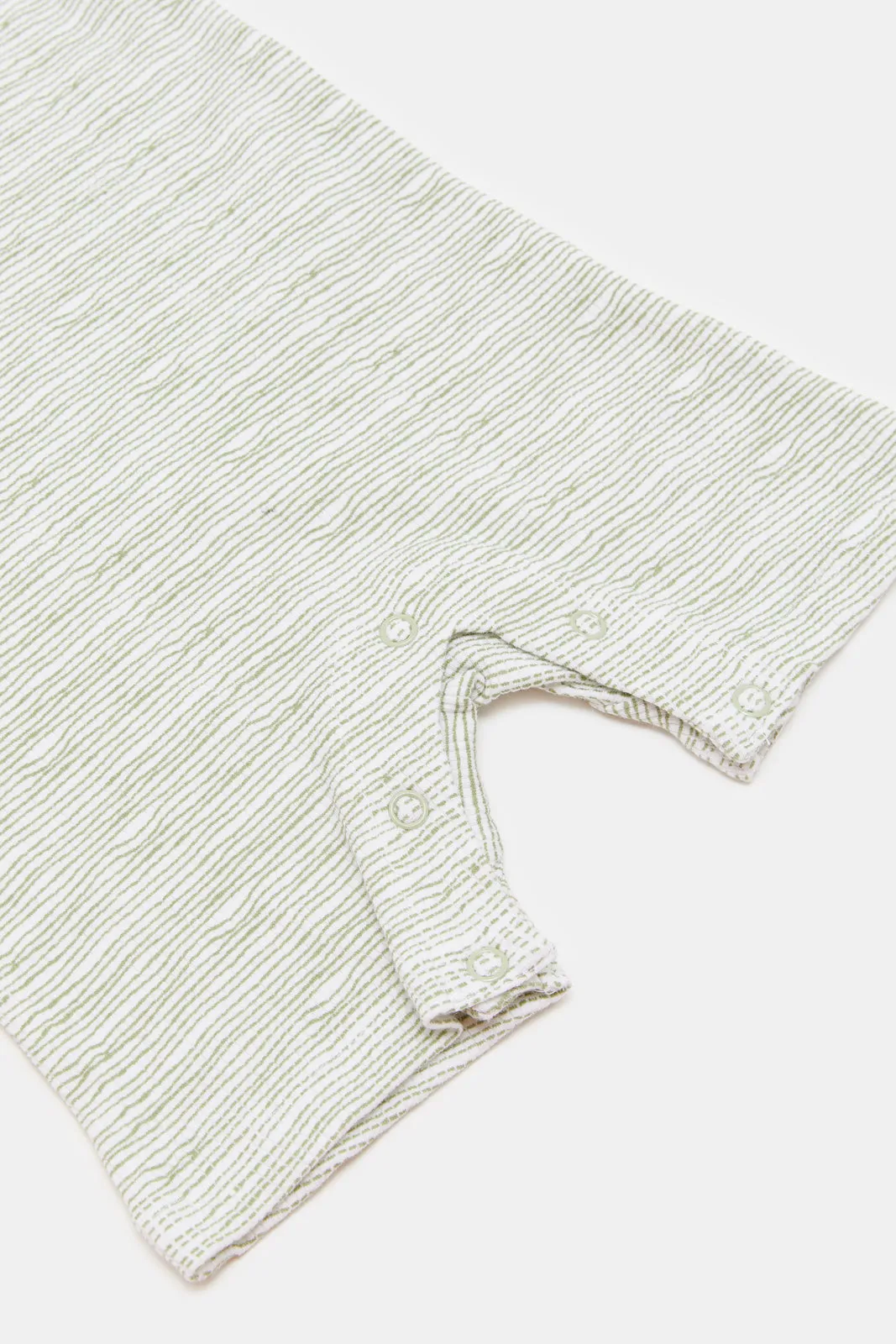Baby Mint Striped Rompers