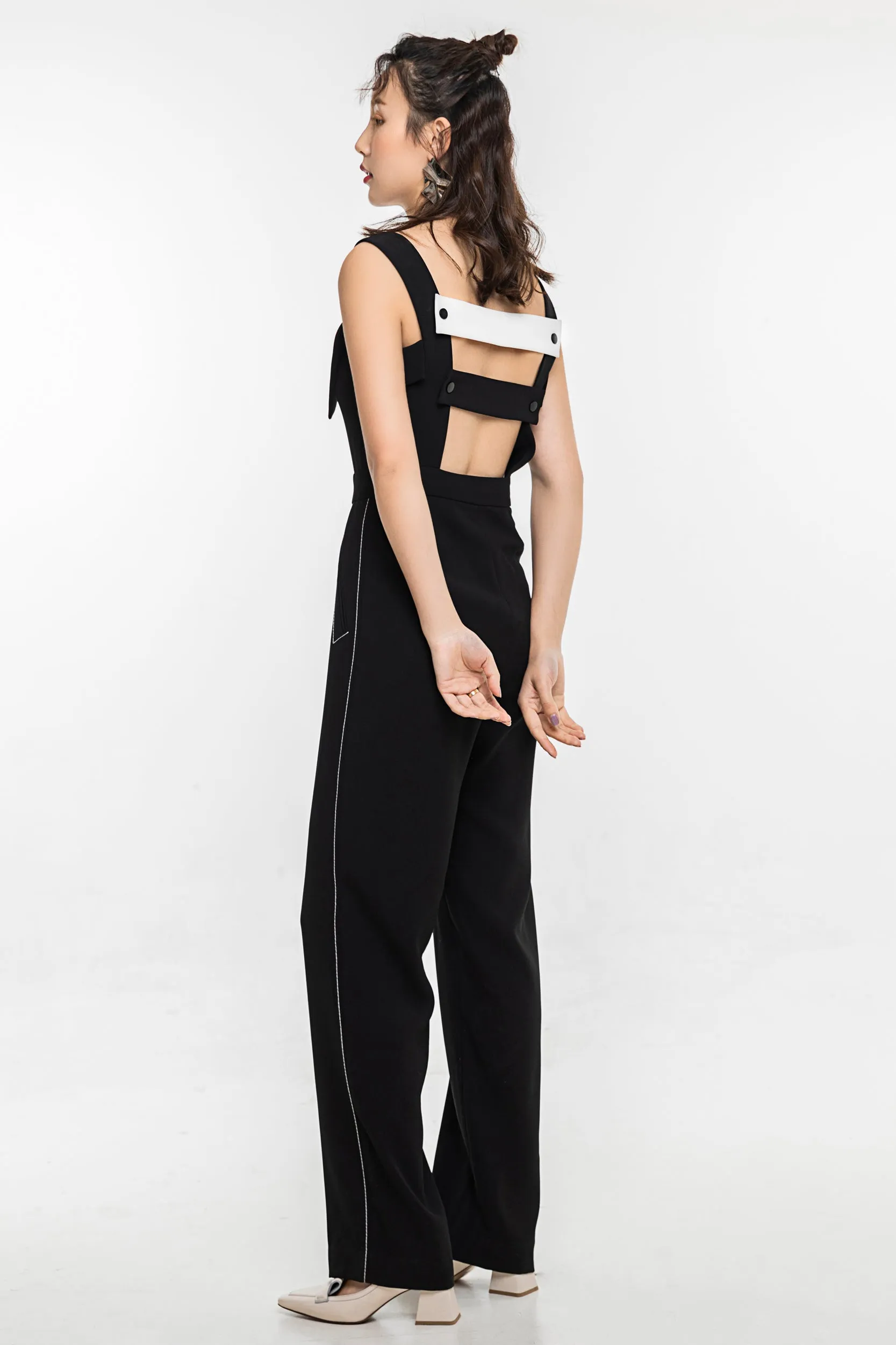 Back Plus And Minus Jumpsuit