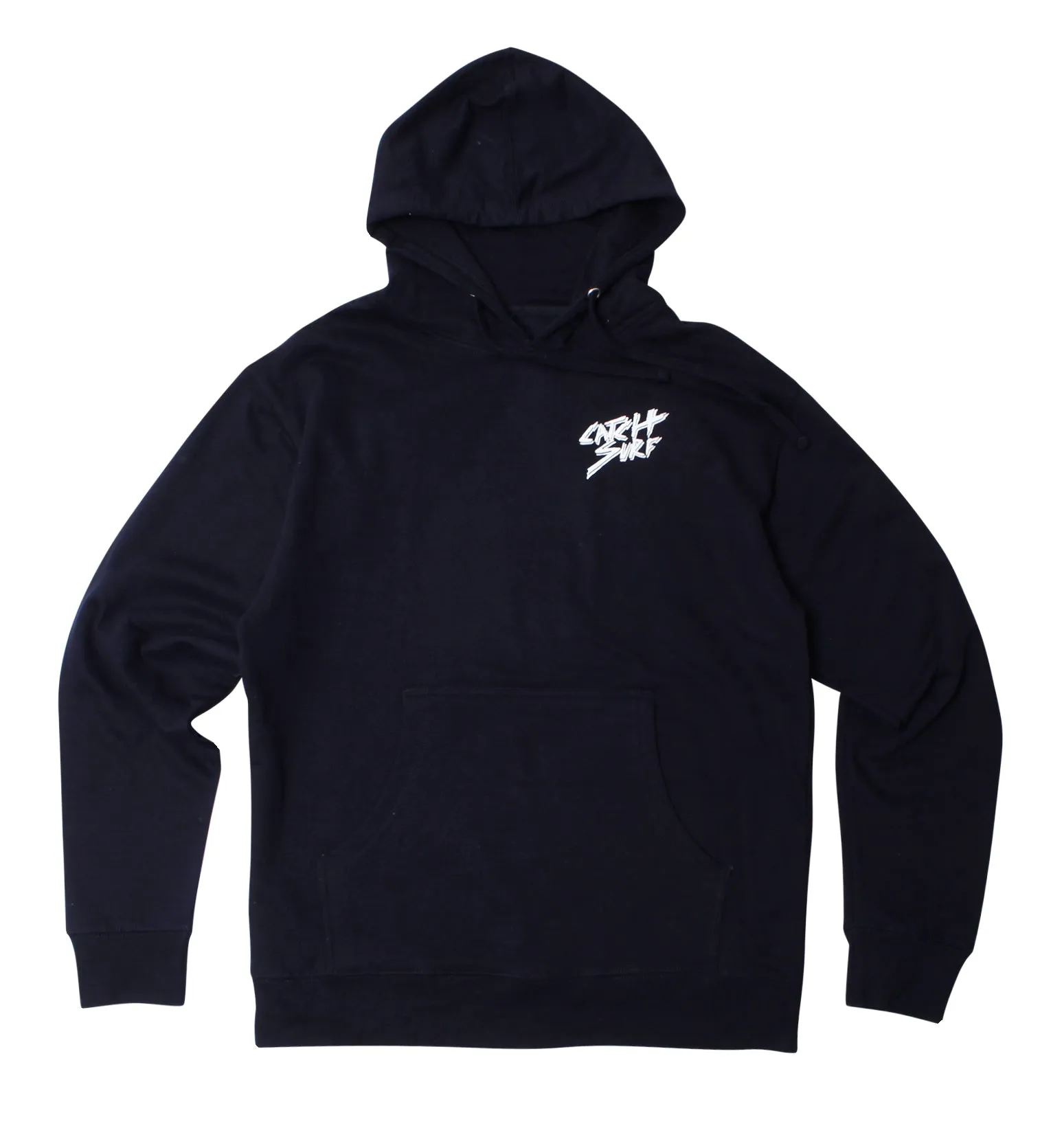 Basic Slash Fleece Pullover Hoodie