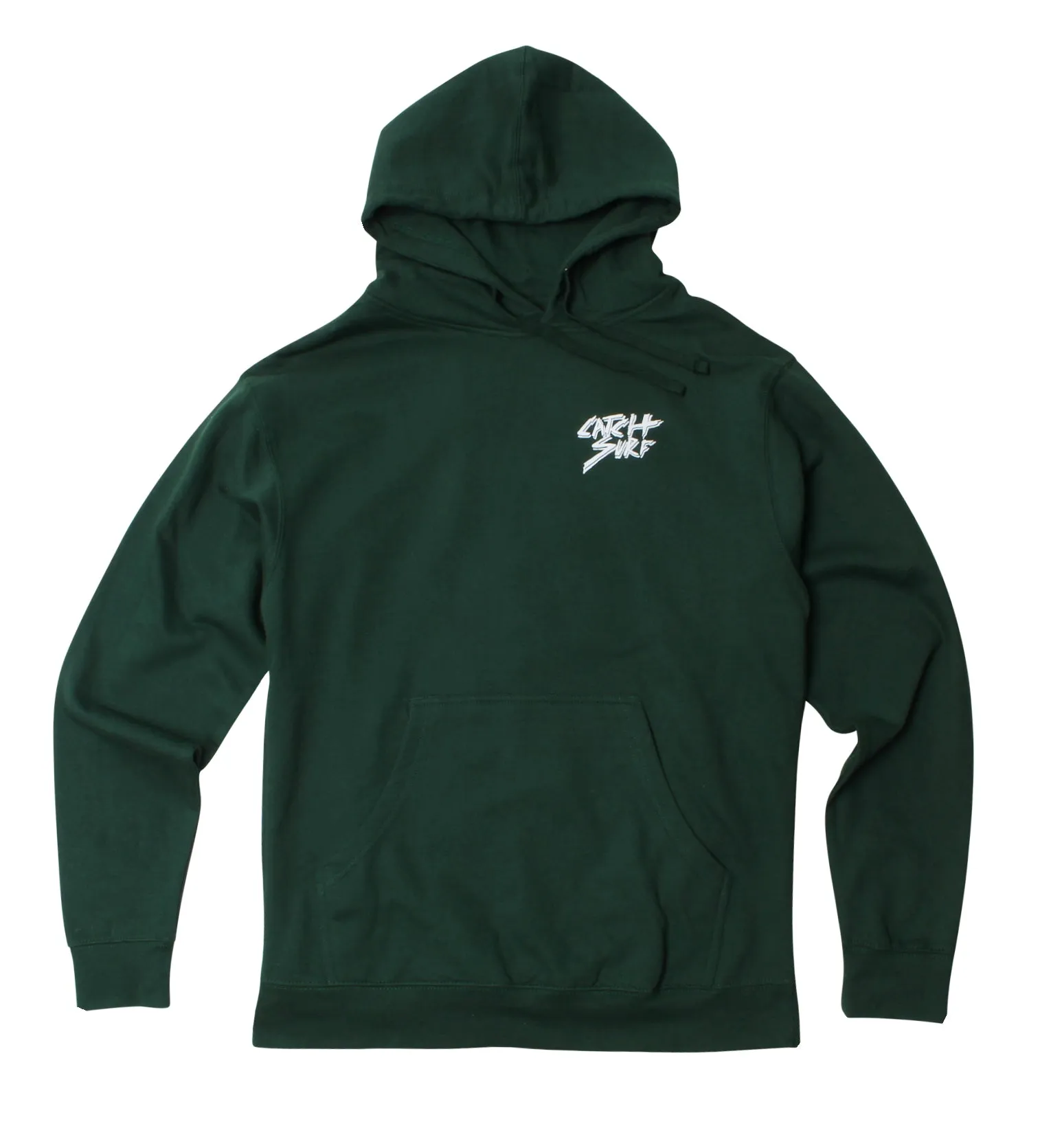 Basic Slash Fleece Pullover Hoodie