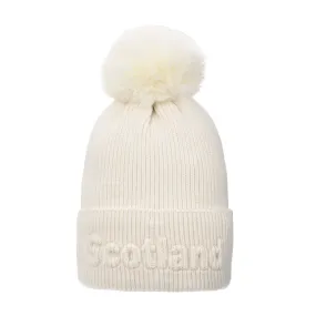 Bird Scotland Turnup Pom Beanie
