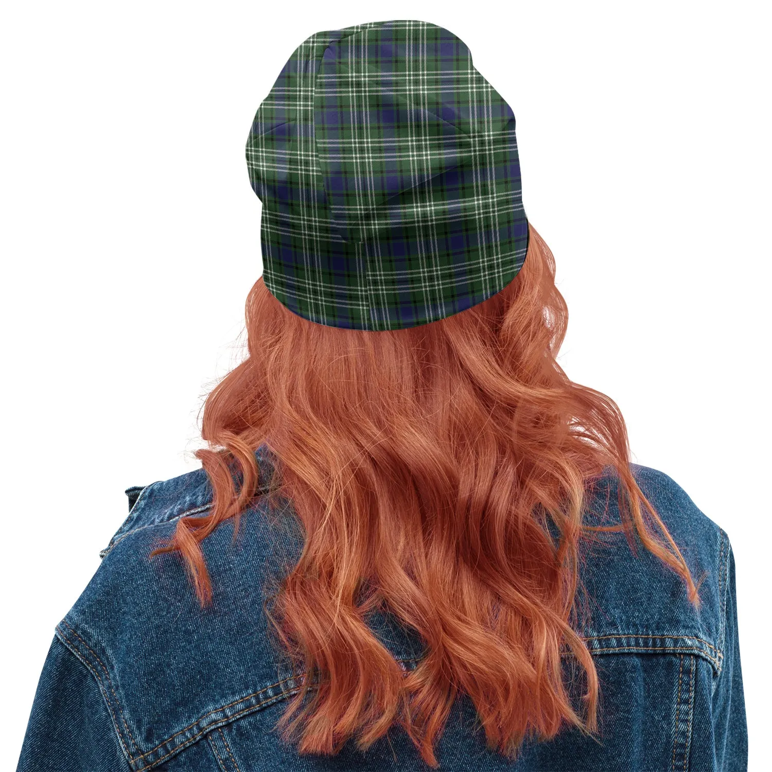 Blyth Tartan Beanies Hat with Family Crest