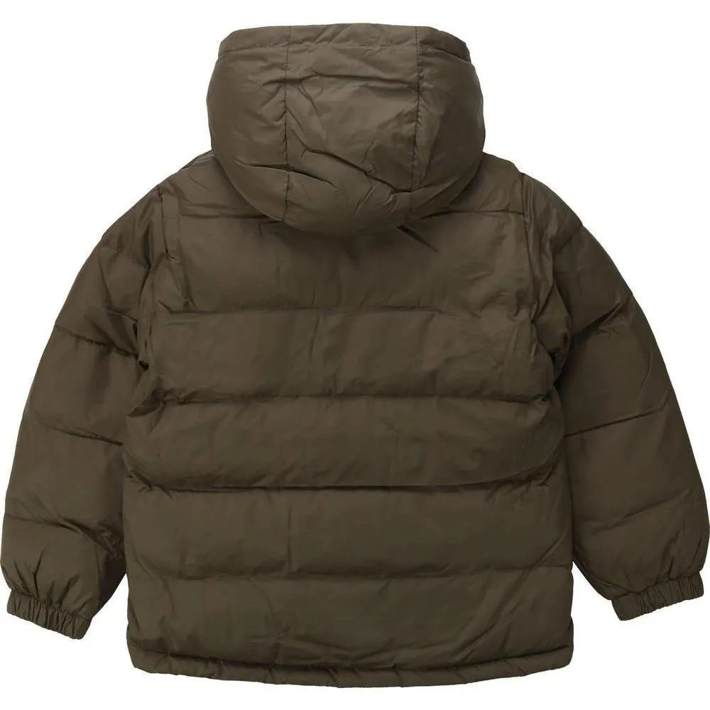 Boys Khaki Puffer Jacket