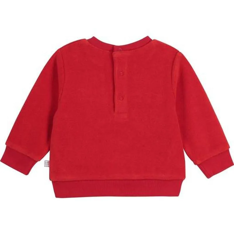 Boys Red Adorable Sweatshirt