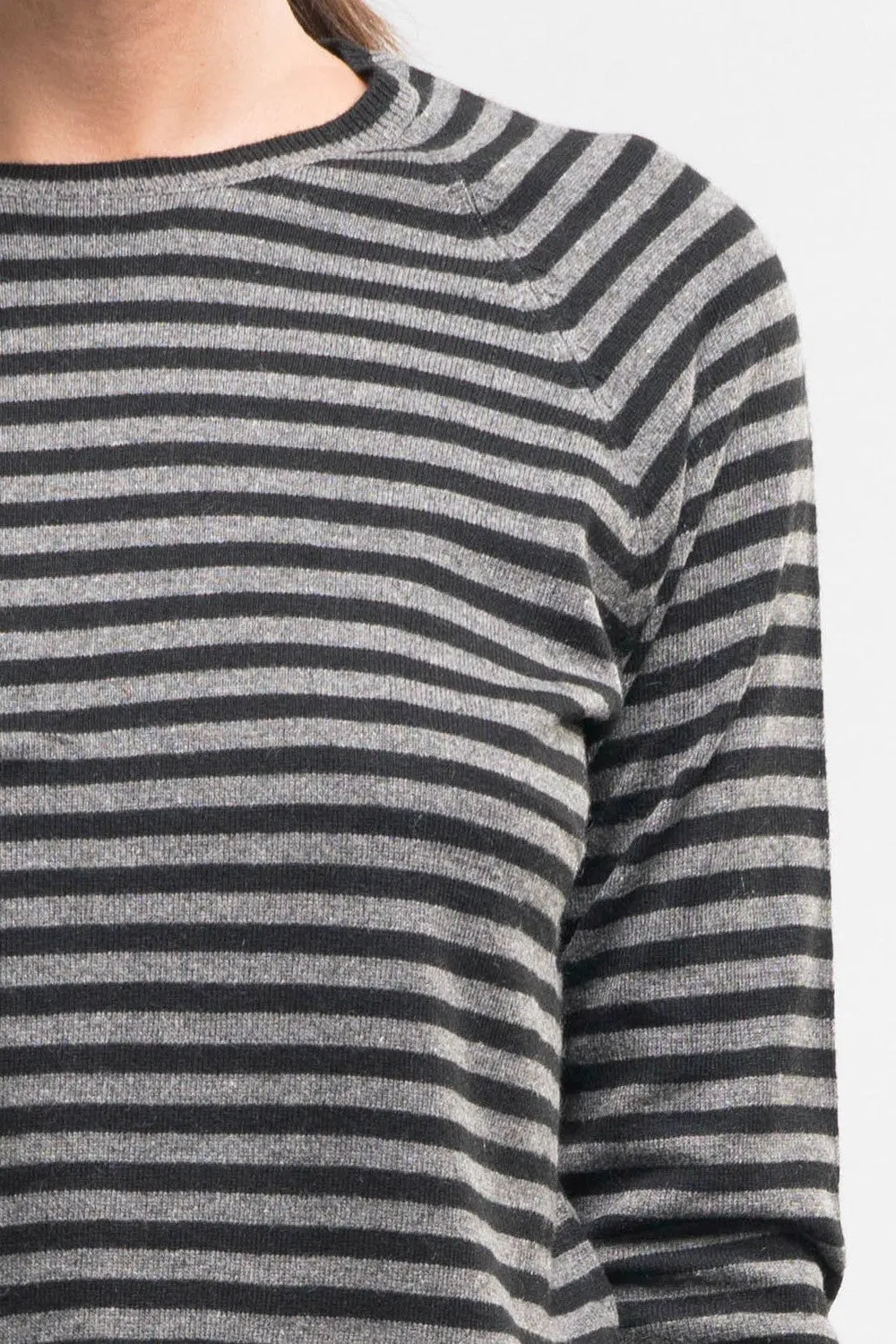 Business Casual Long Sleeve Striped Sweater