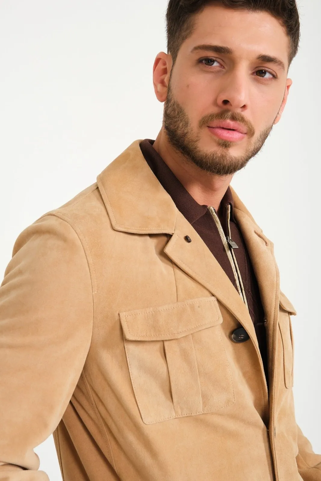 Camel Leather Jacket