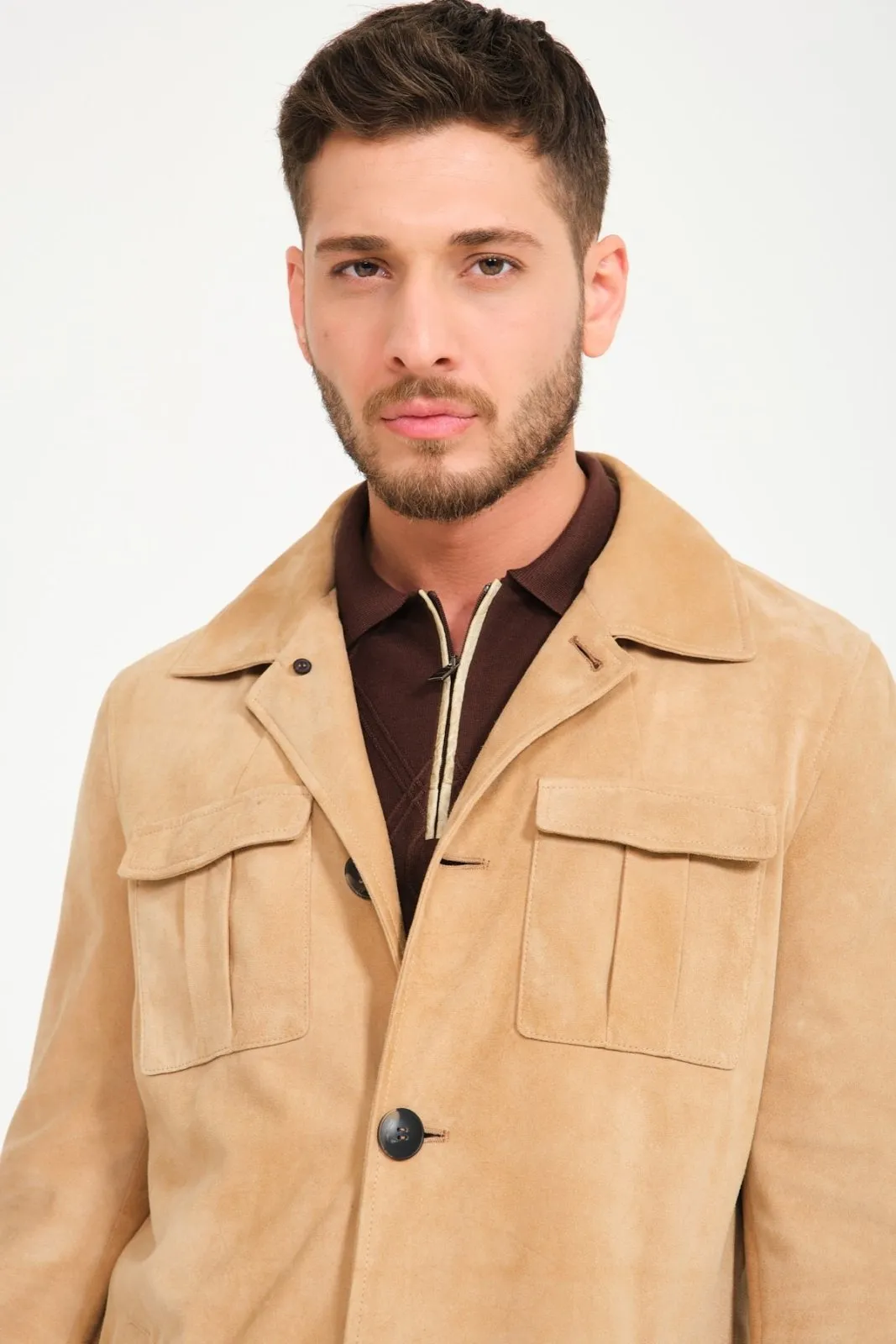 Camel Leather Jacket