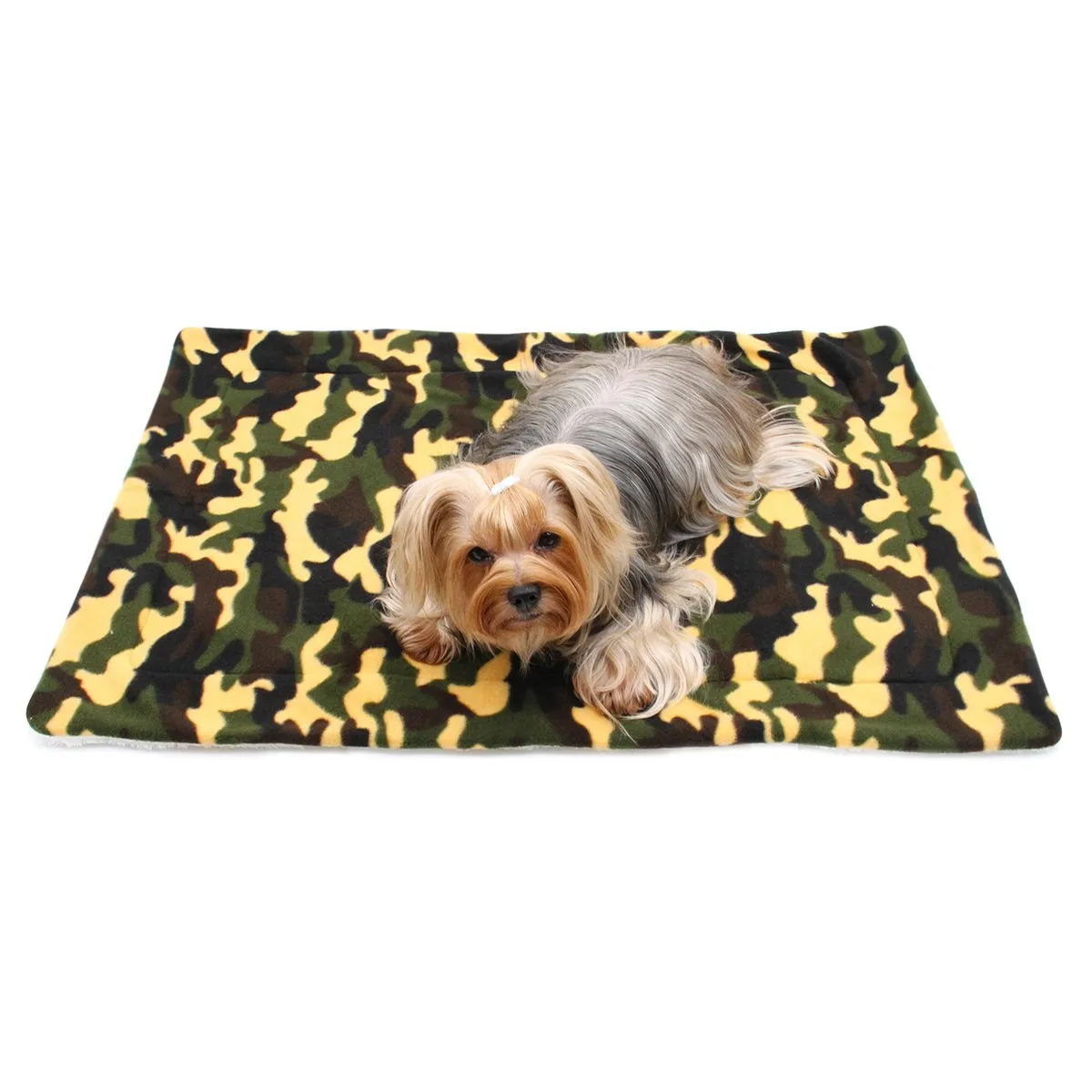 Camouflage Flannel Dog Blanket