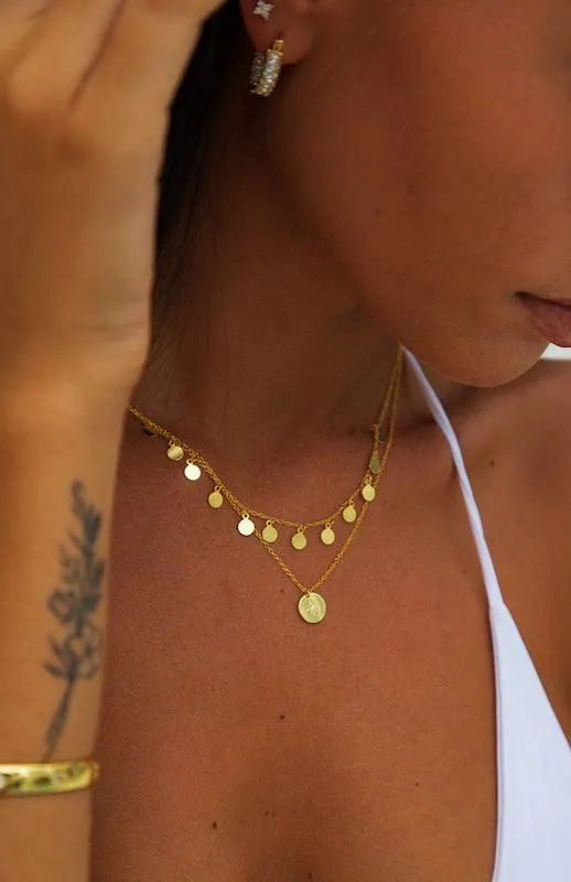 Chios Tassle Charms Necklace