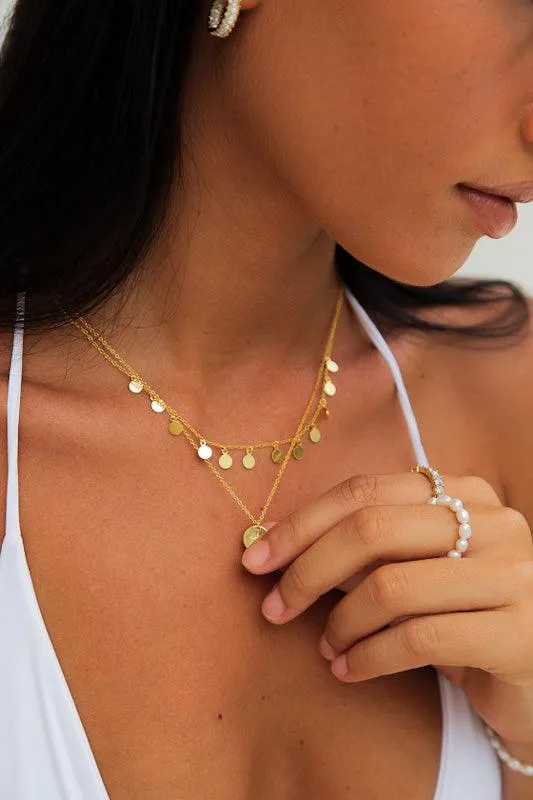 Chios Tassle Charms Necklace