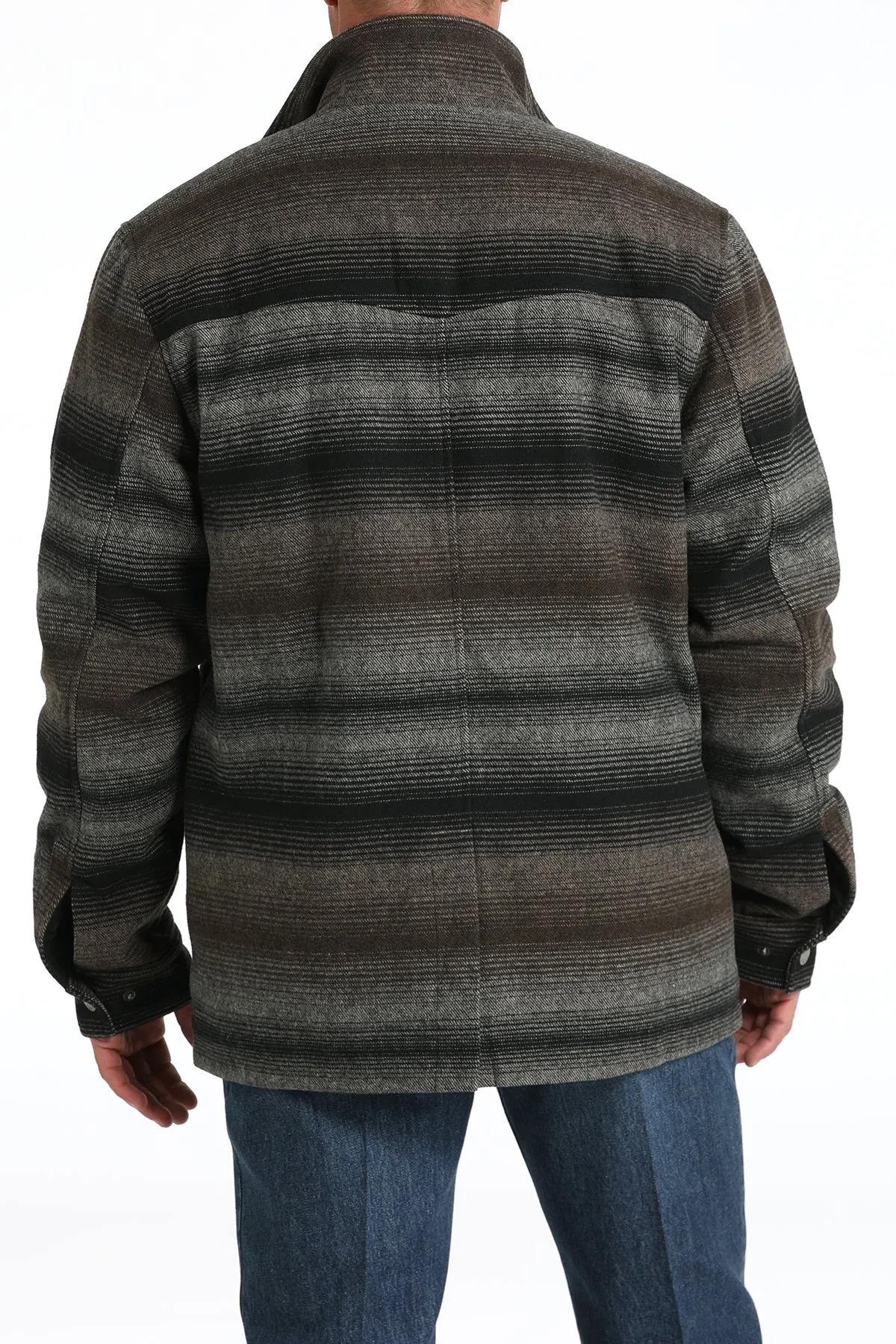 Cinch® Men's Wooly Gray Snap Front Ranch Coat