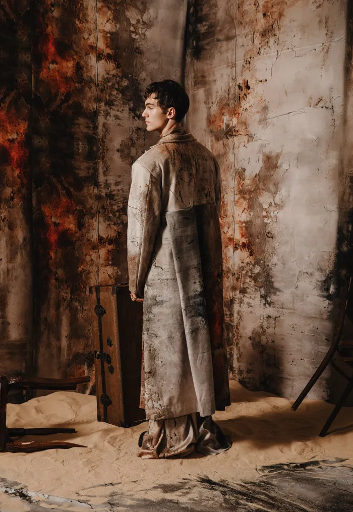Erbe Coat Printed Brown