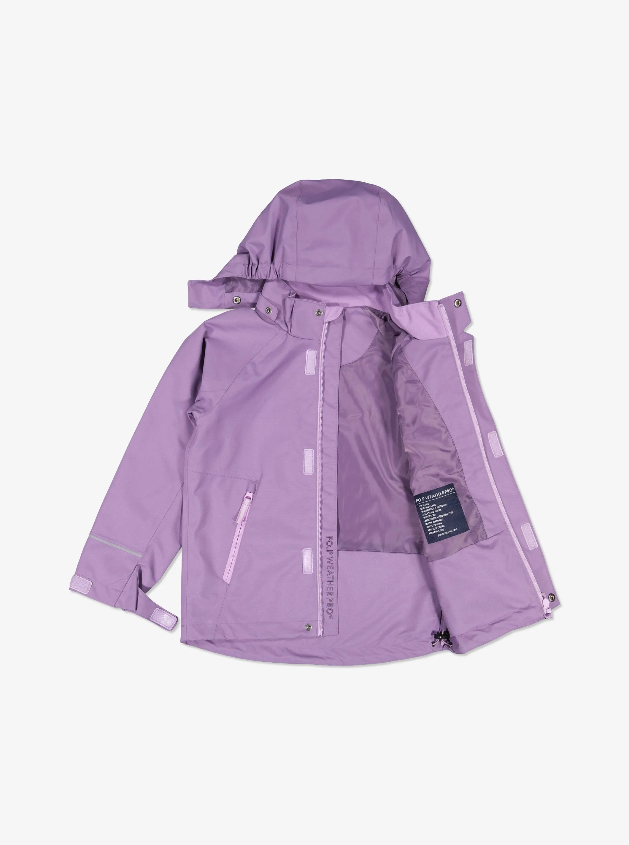 Extendable Waterproof Kids Shell Jacket
