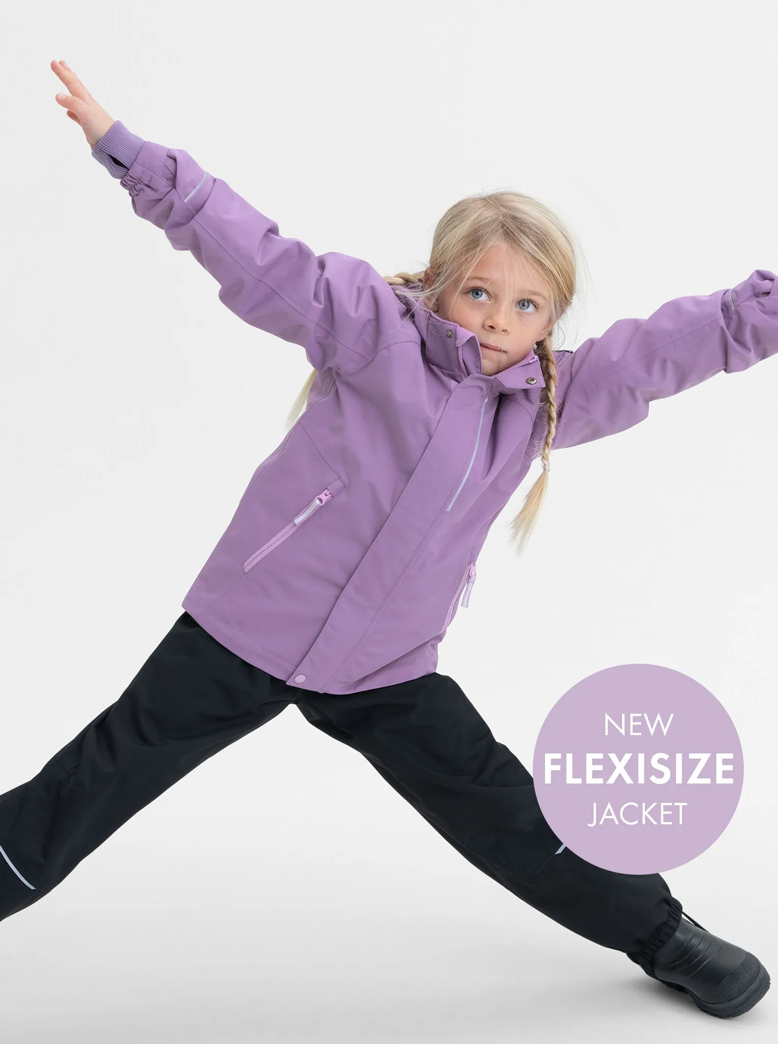 Extendable Waterproof Kids Shell Jacket