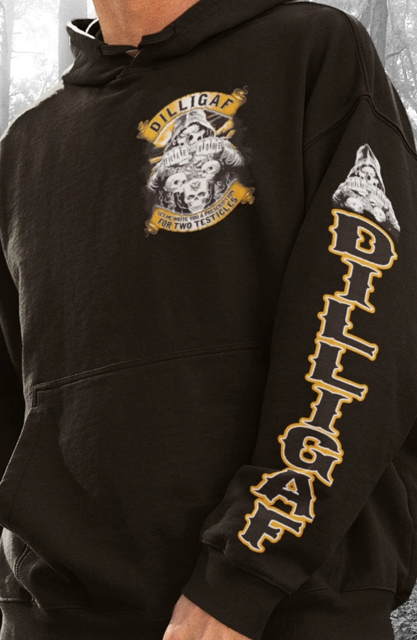Fear None or Grow 2 Testicles Pullover Hoodie