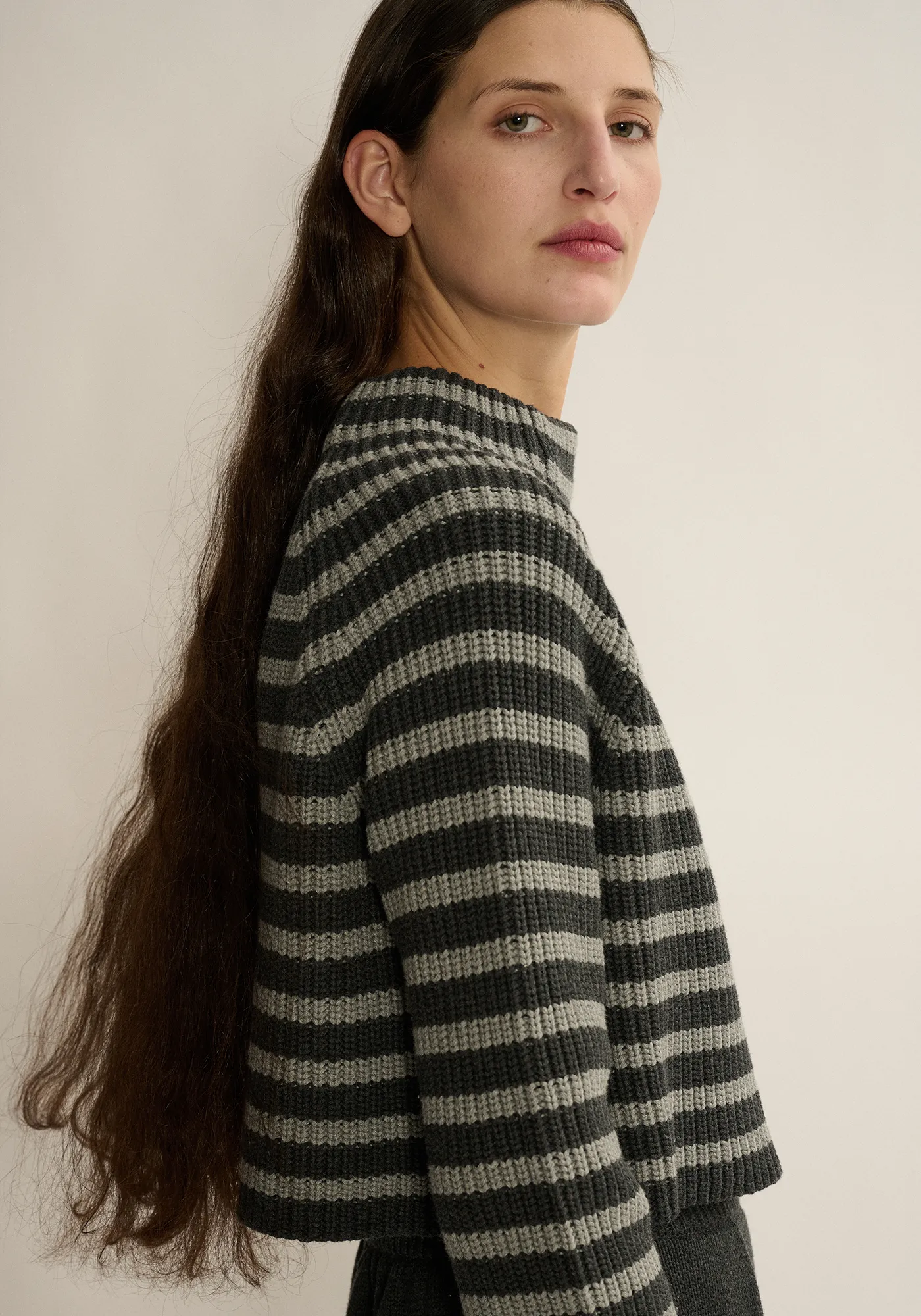 Fenna Stripe Cotton Sweater