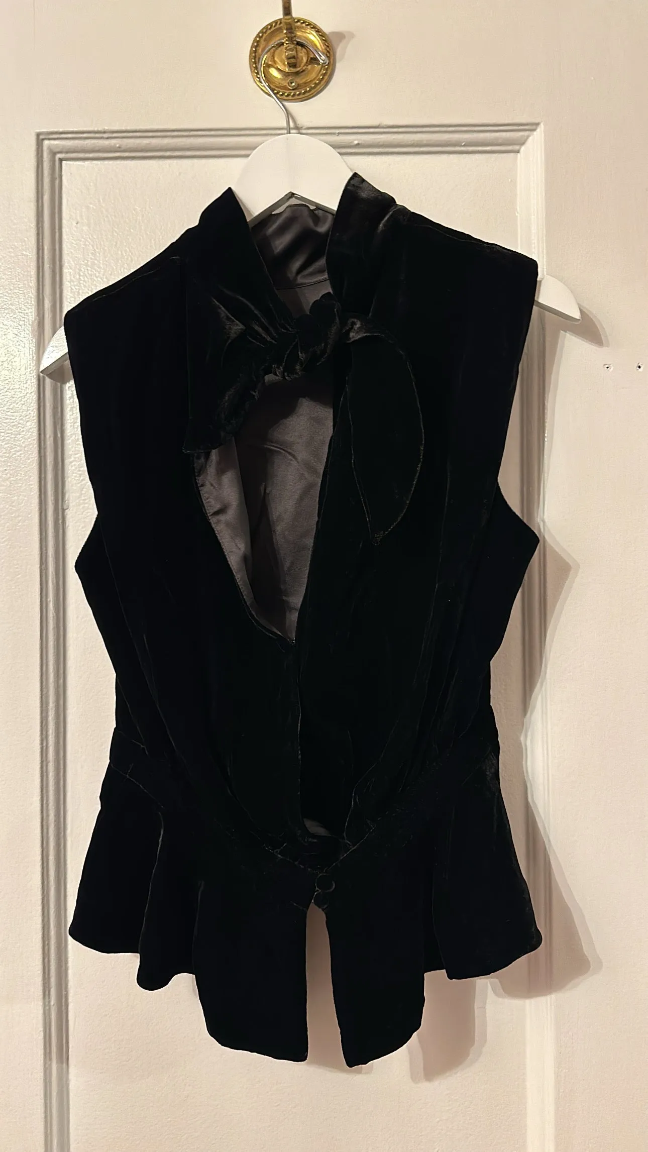 'Fleur' Velvet Top