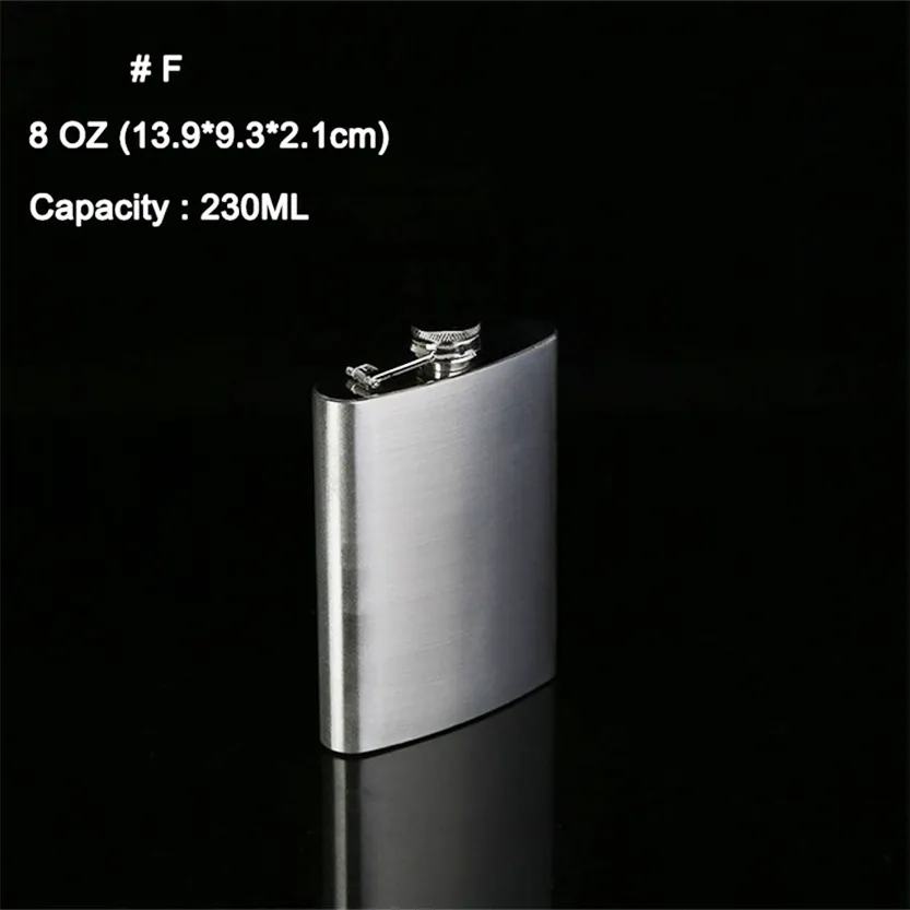 Funki Buys | Hip Flasks | Stainless Steel Drink Flasks 1oz -10oz
