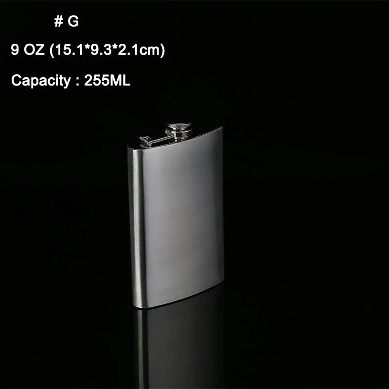 Funki Buys | Hip Flasks | Stainless Steel Drink Flasks 1oz -10oz