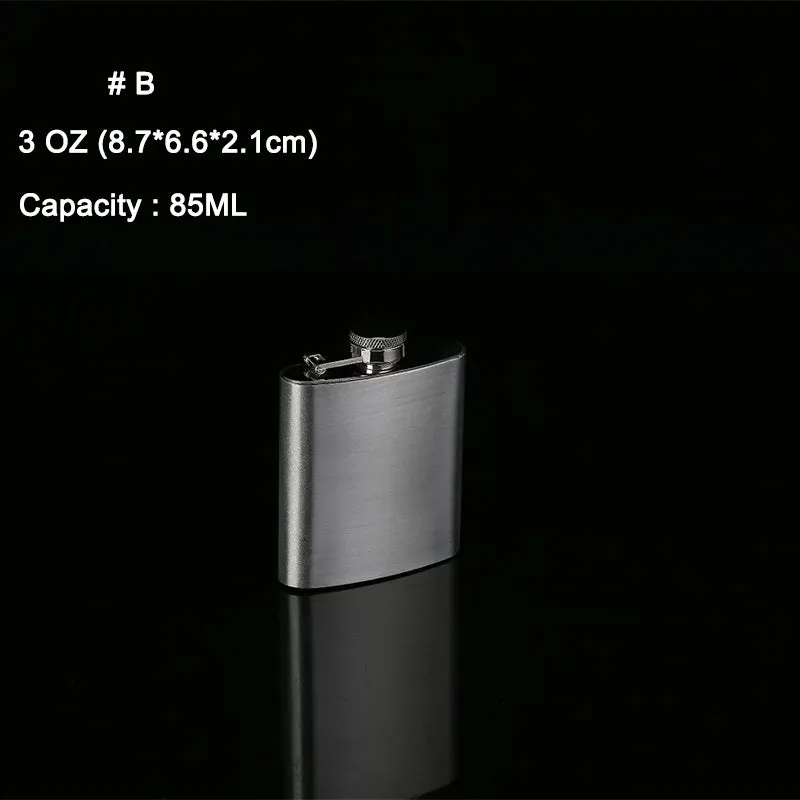 Funki Buys | Hip Flasks | Stainless Steel Drink Flasks 1oz -10oz