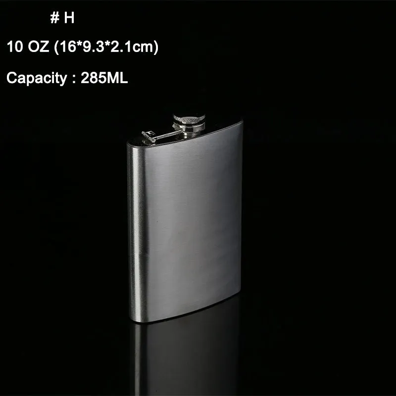 Funki Buys | Hip Flasks | Stainless Steel Drink Flasks 1oz -10oz