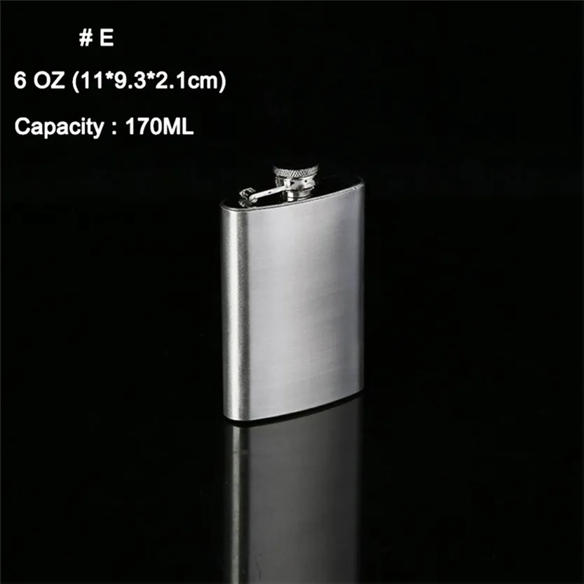 Funki Buys | Hip Flasks | Stainless Steel Drink Flasks 1oz -10oz