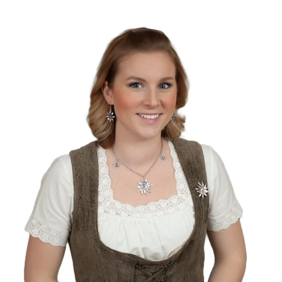 German Edelweiss Necklace