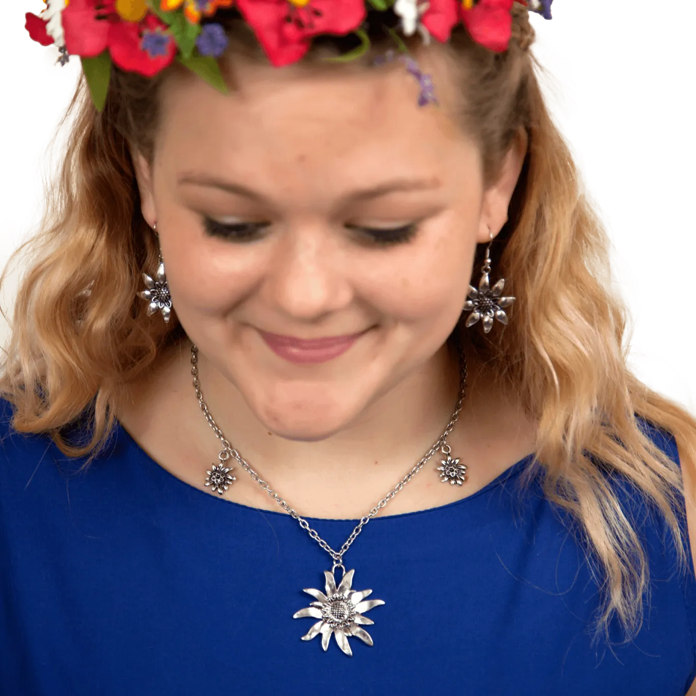German Edelweiss Necklace