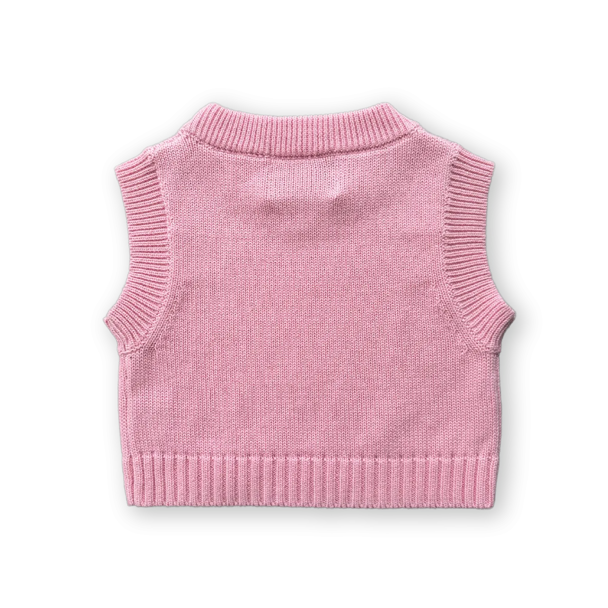GROWN KNITTED VEST: BLOSSOM
