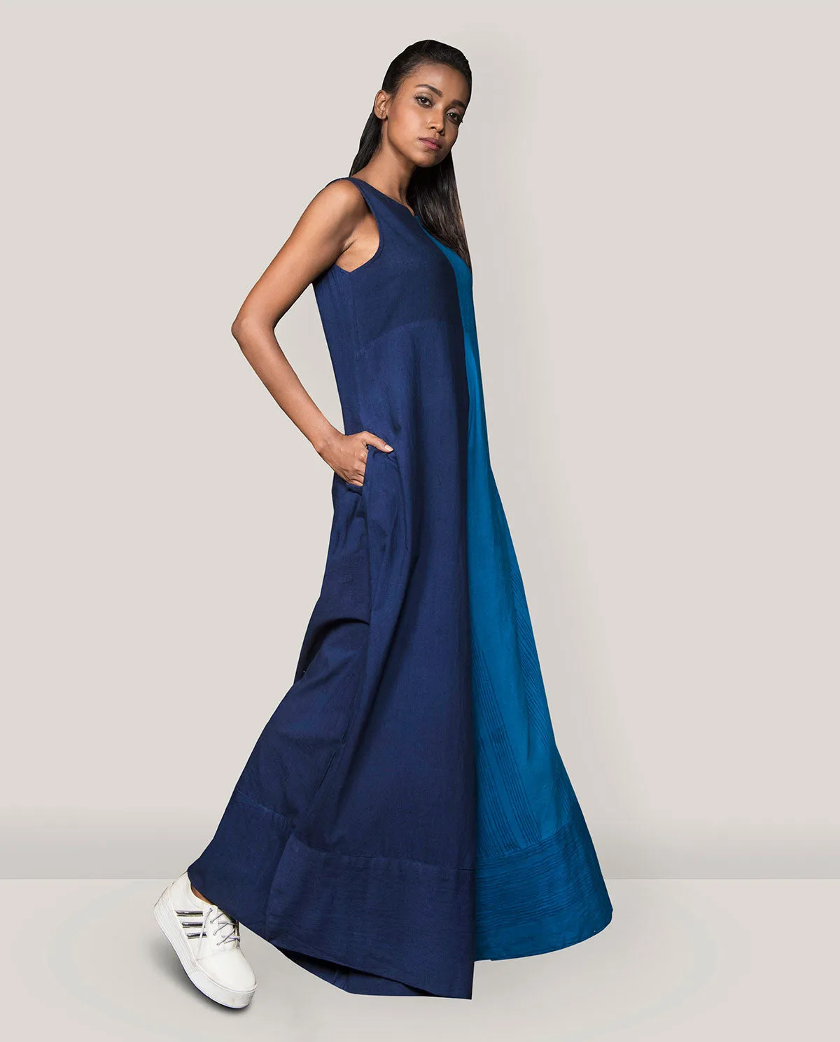 HALF & HALF JUMPSUIT