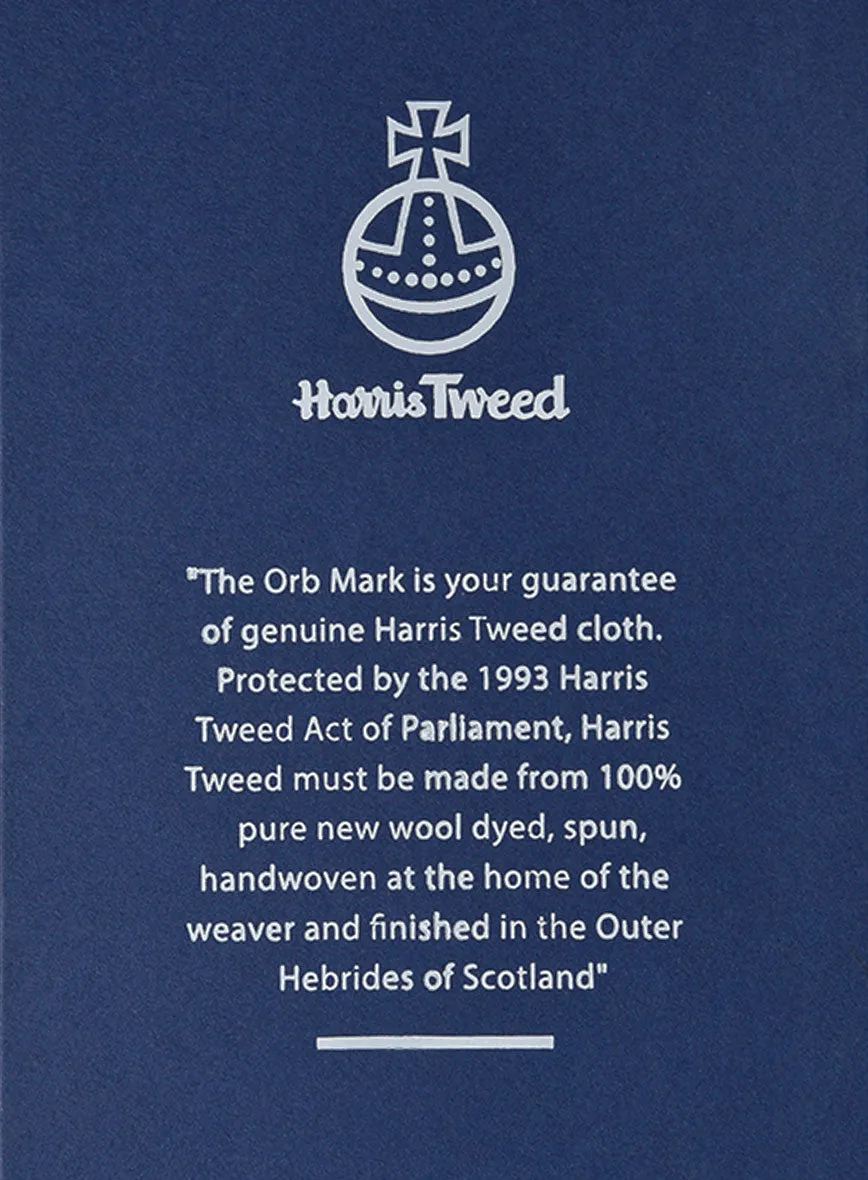 Harris Tweed Gray Herringbone Hunting Vest