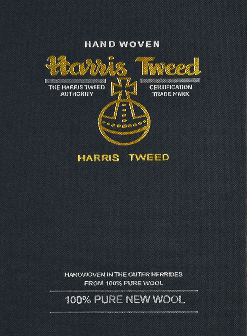 Harris Tweed Gray Herringbone Hunting Vest