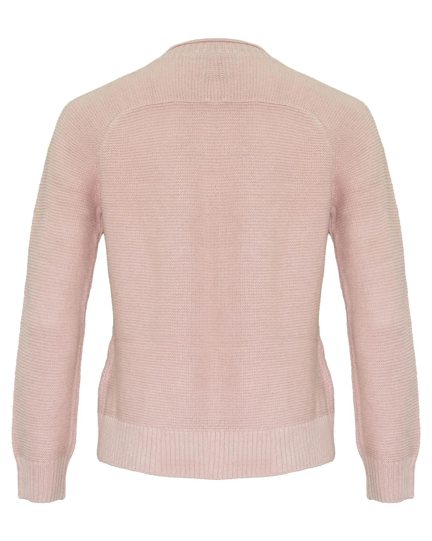 Knit Crew Neck Sweater Powder