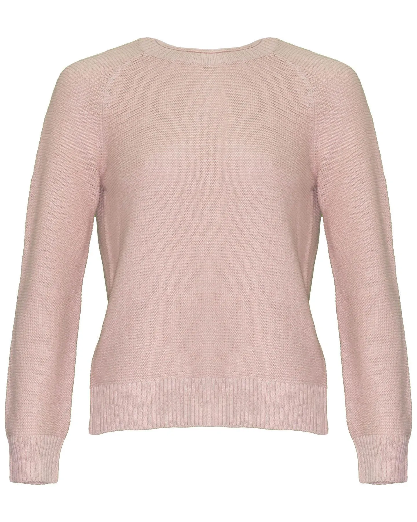 Knit Crew Neck Sweater Powder