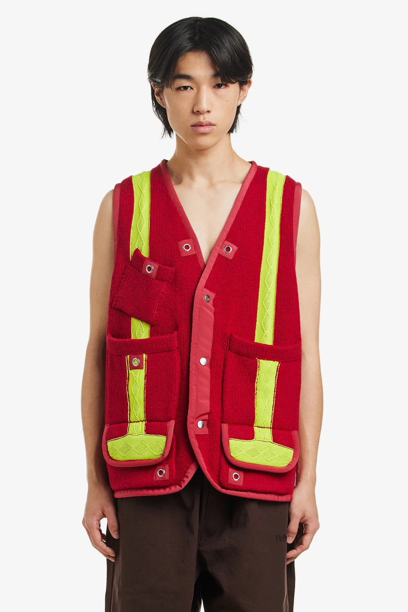 KNITTED REFLECTOR VEST