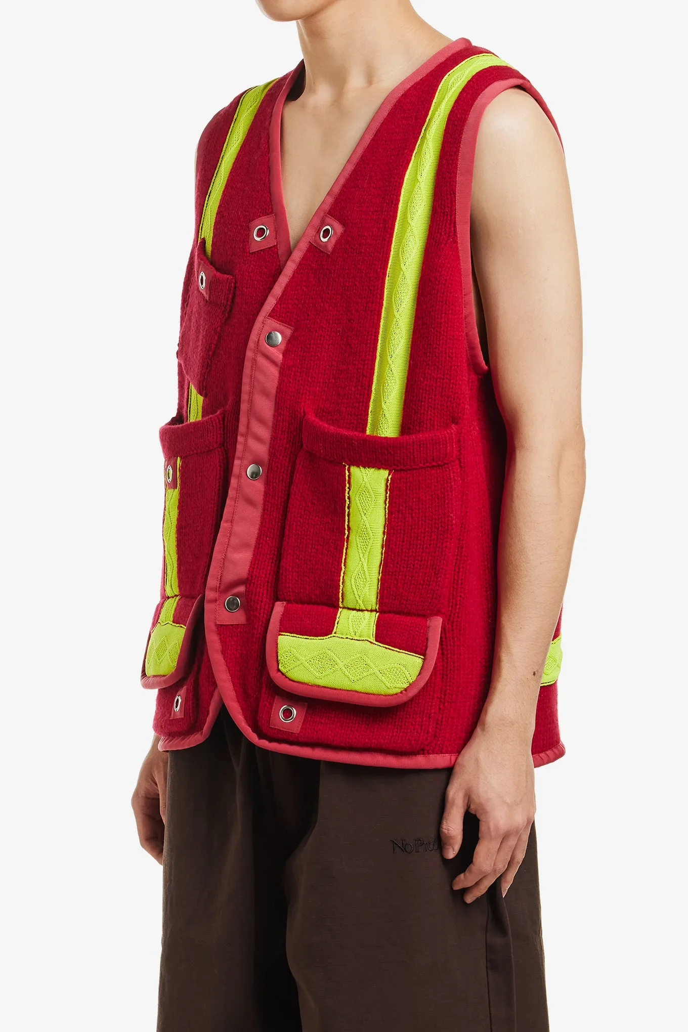 KNITTED REFLECTOR VEST